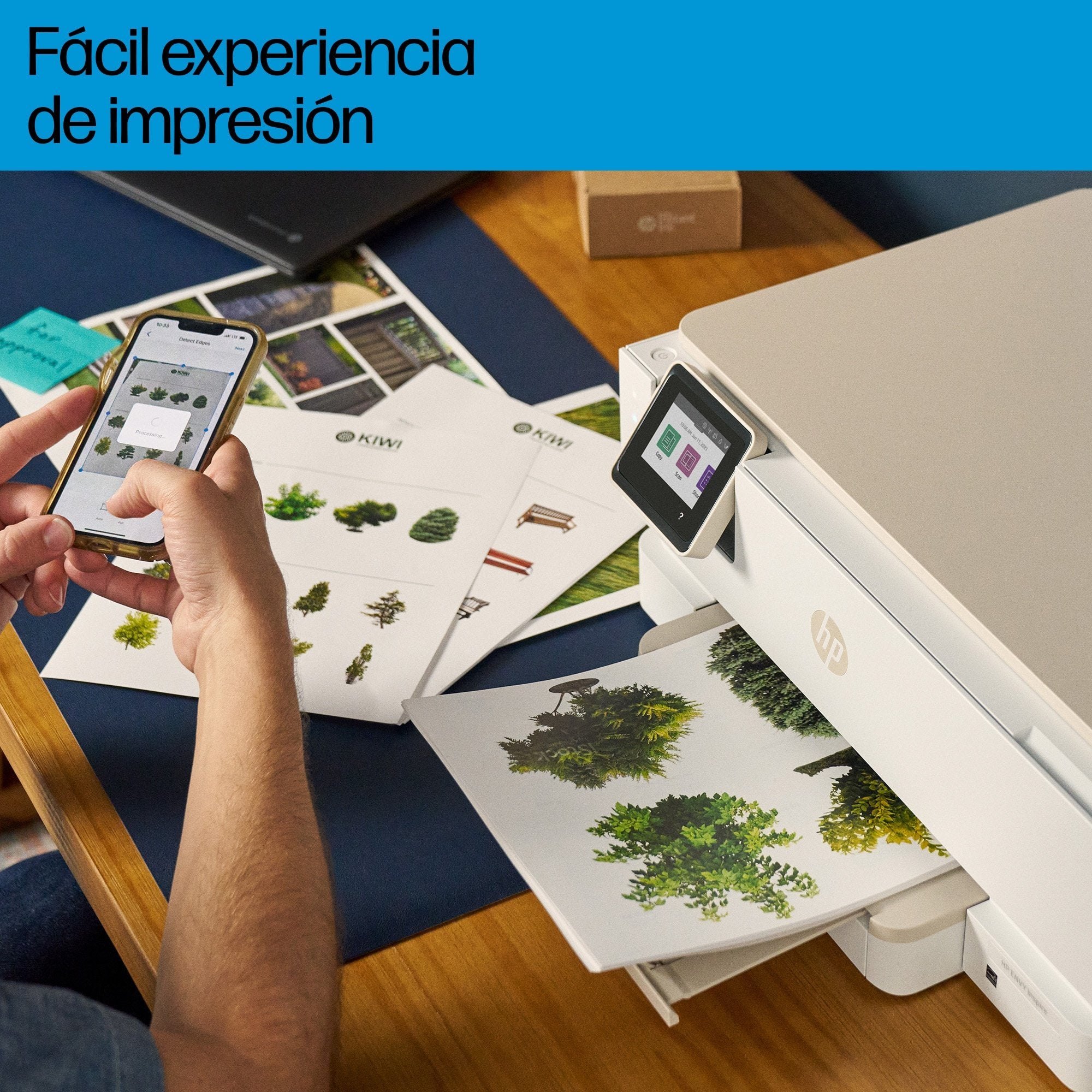 Hp Envy Impresora Multifunción Inspire 7221e, Color, Impresora Para Hogar, Impresión, Copia, Escáner, Conexión Inalámbrica; Compatible Con Instant Ink; Impresión A Doble Cara