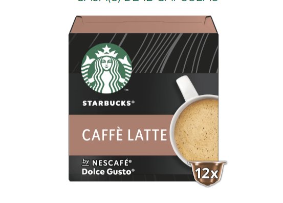 EAN 7613039839997 - Nescafé Dolce Gusto Starbucks Caffè Latte Dosis de café 12 pieza(s) imagen 2