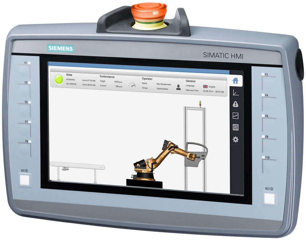 Siemens Simatic Hmi Ktp900f Mobile 22.90cm 9" Tft Touch-Panel 800x480 Profinet
