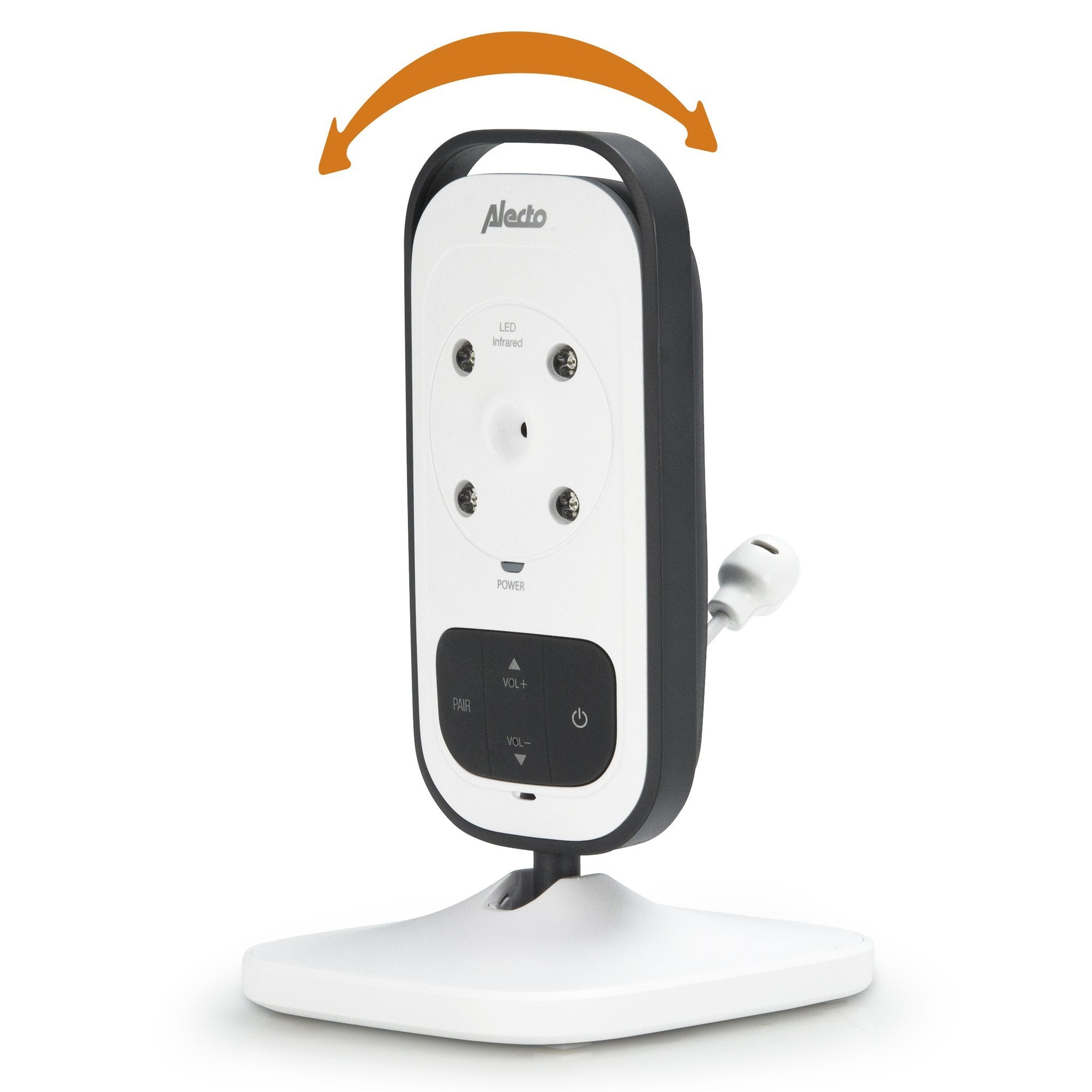 EAN 8712412576333 - Alecto DVM-75 video-monitor para bebés Antracita, Blanco imagen 4