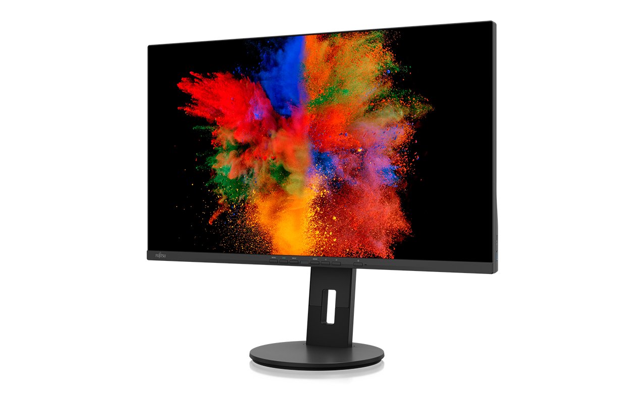 Monitor  27" (2560x1440) Fujitsu P2711 Ts 16:9 Qhd Ips 5ms Hdmi Dp Usb-C Speaker Pivot Negro