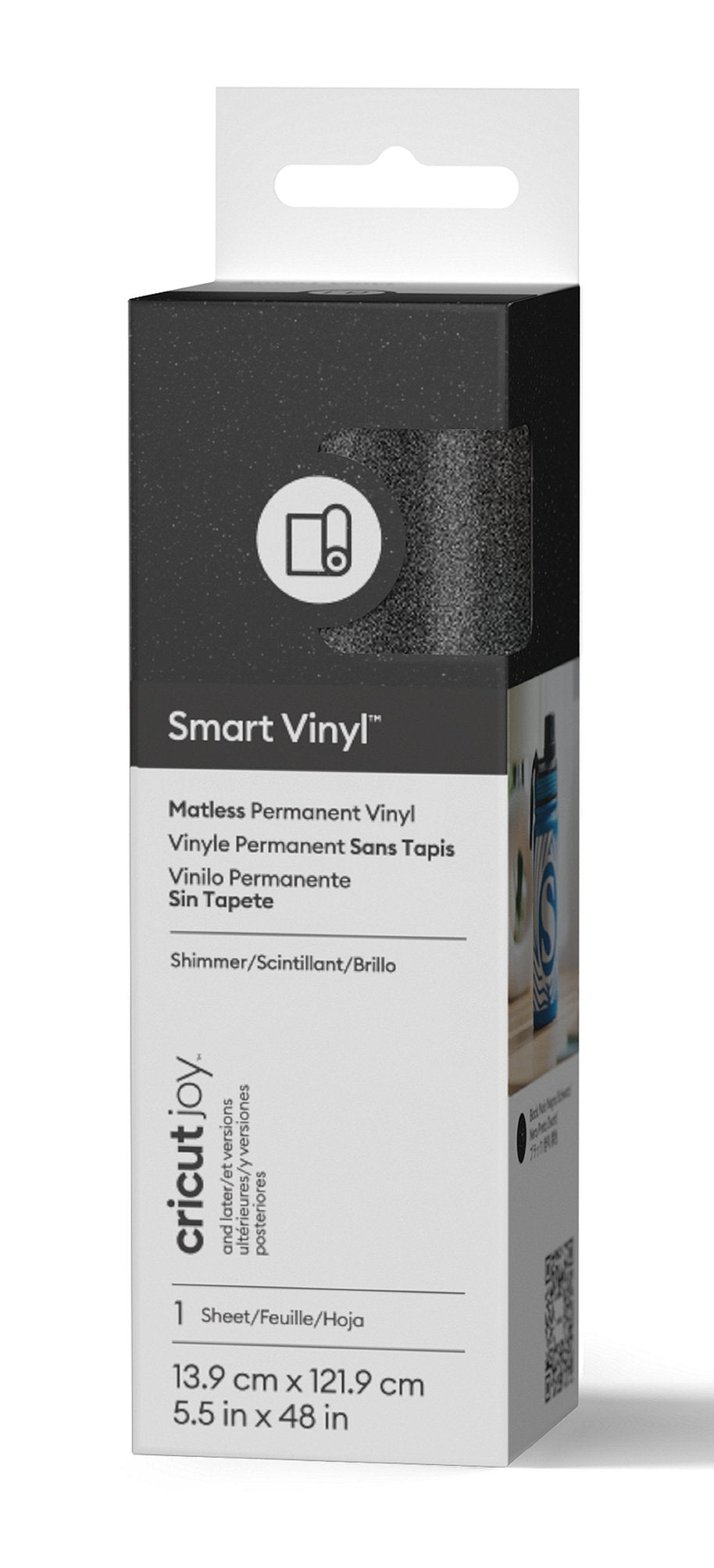 Cricut 2011752 Vinilo Adhesivo Permanente Negro