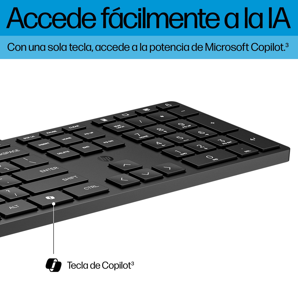 EAN 5715063730782 - HP 320K Wired Keyboard teclado Oficina USB Negro imagen 7