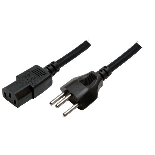 Logilink Power Cable, Sev1011 (Ch) To Iec C13, Negro, 1.8 M