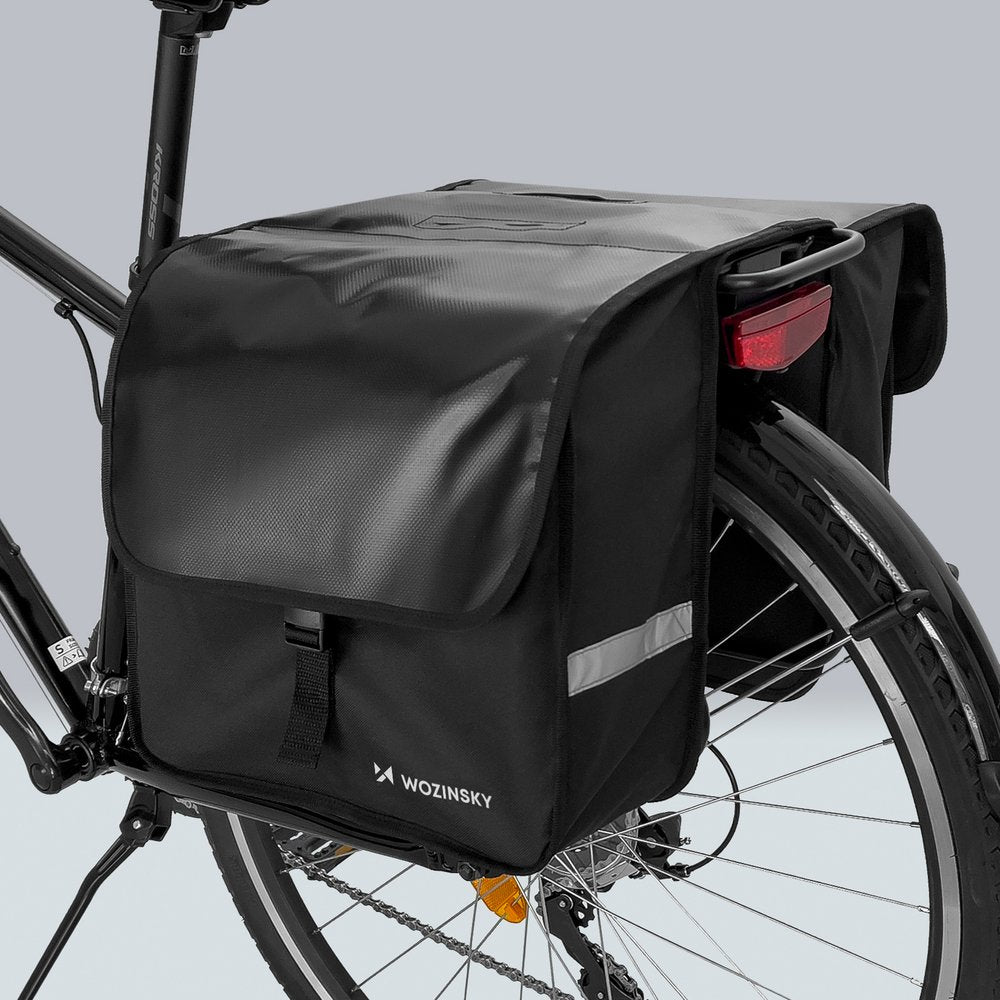 EAN 5907769301353 - Wozinsky WBB34BK Sillín Bolsa de bicicletas 28 L Poliéster Negro imagen 9