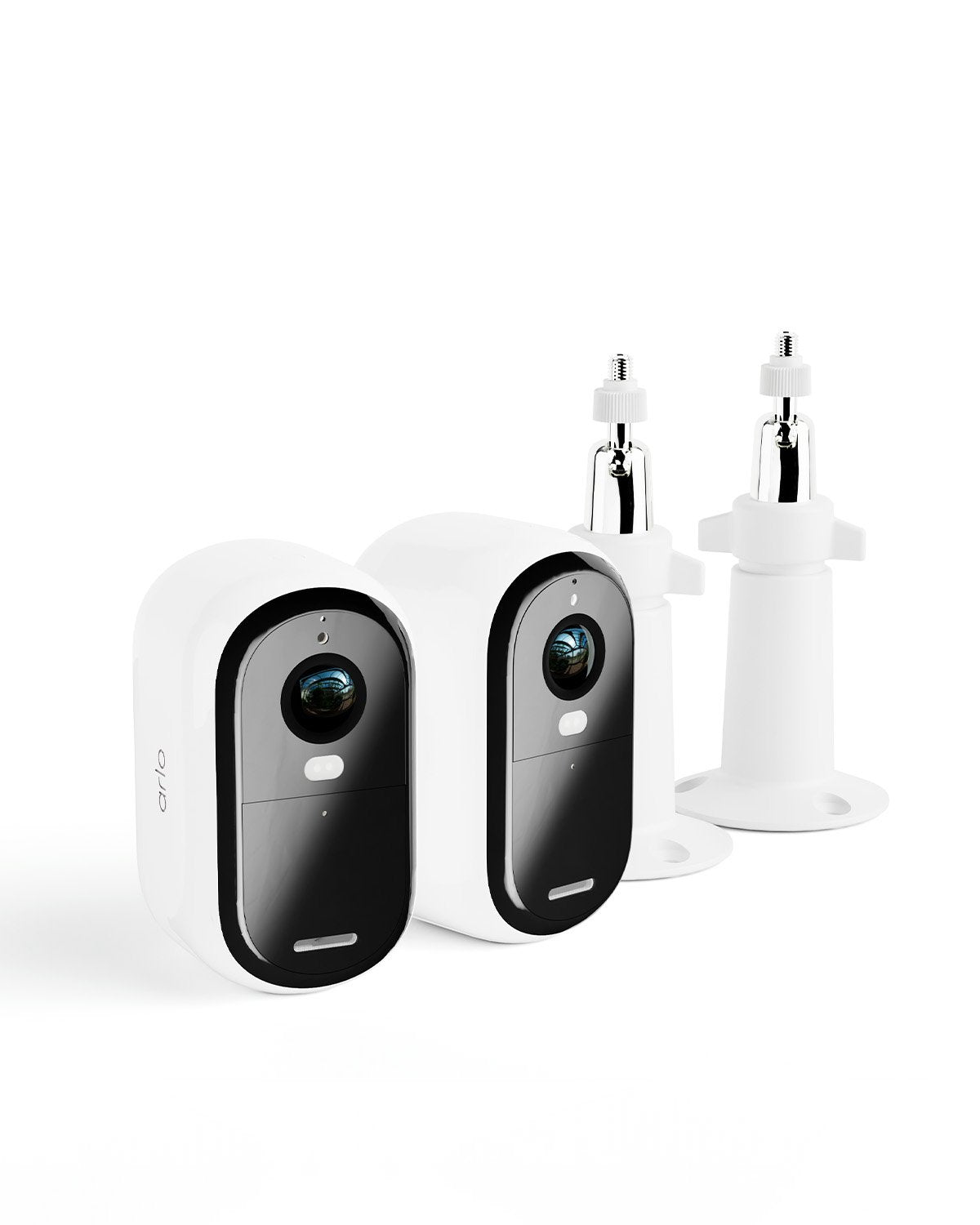 Arlo Essential 2 Fhd Outdoor Camera 2pack W 2-Wall Mount Retail Bdl