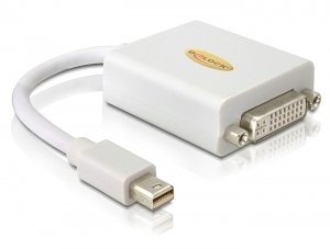 Delock Adaptador Mini Displayport 1.1 Macho > Dvi Hembra Passiv Blanco