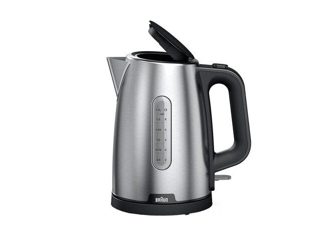 Tetera Eléctrica 1,7 Braun Wk 1500  L 2200 W Negro, Acero Inoxidable