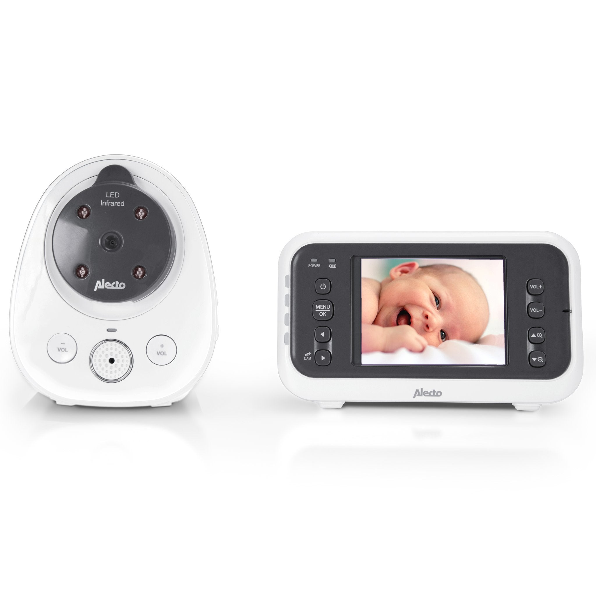 Alecto Dvm-77 Video-Babyphone Mit 2,8 Zoll Farbdisplay