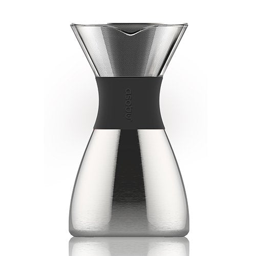 Cafetera De Goteo Asobu Plateado Negro