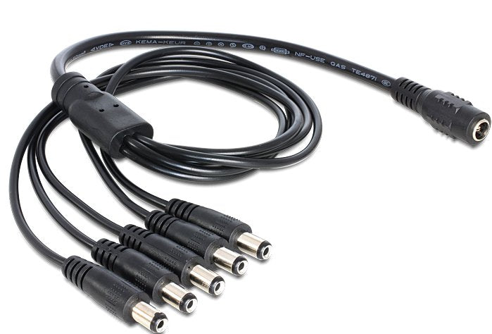 Delock Cable Dc Verteiler 5,5 X 2,1 Mm 1 X Buchse > 5 X Stecker
