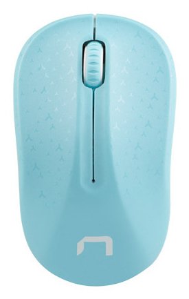 Natec Toucan Azul-Blanco 1600dpi Ratón Inalámbrico Nmy-1651