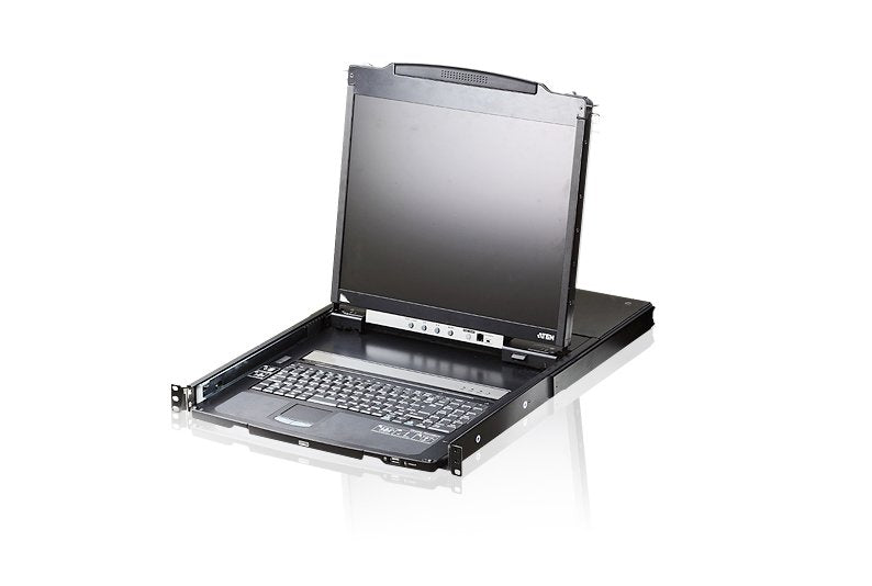 8-Port 19" Lcd Cat5e/6 Kvm Over Ip Switch Dual Rail - Kl1108vn-Axa-Fg