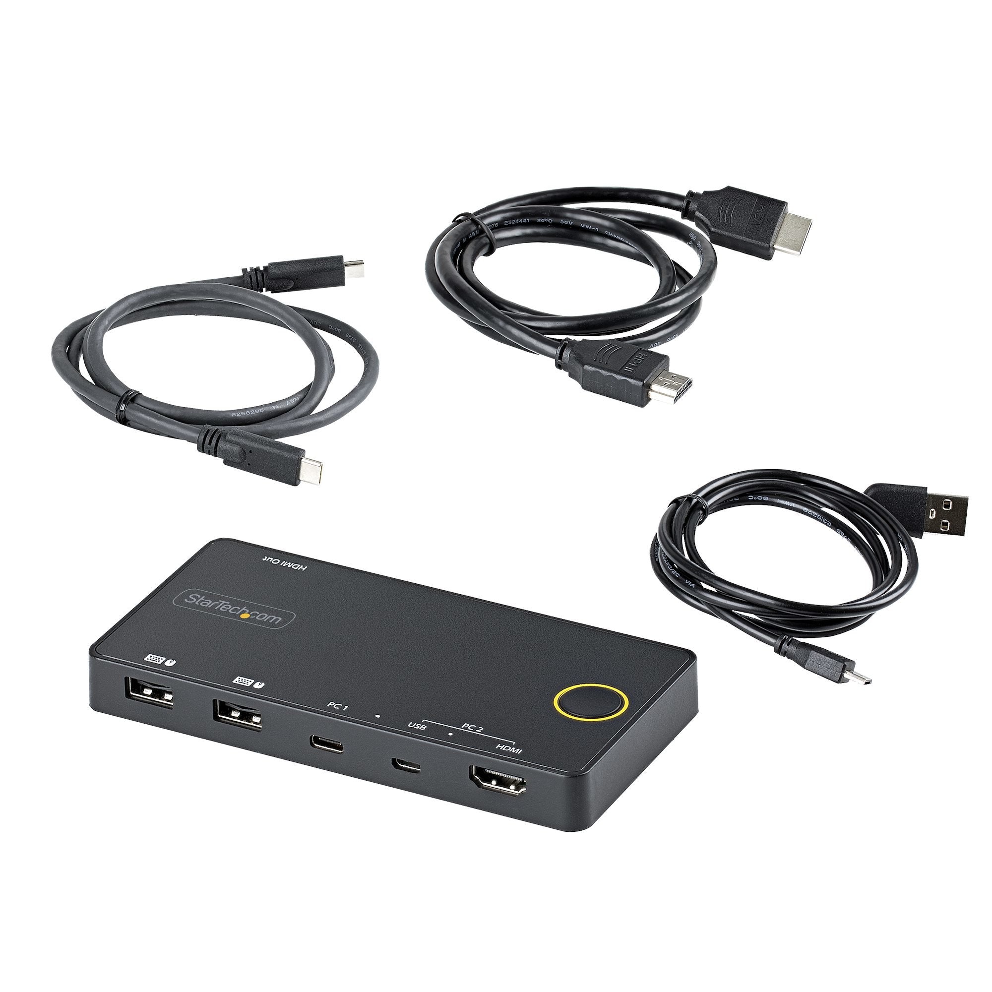 Startech Switch Kvm 2 Puertos Hdmi Usb