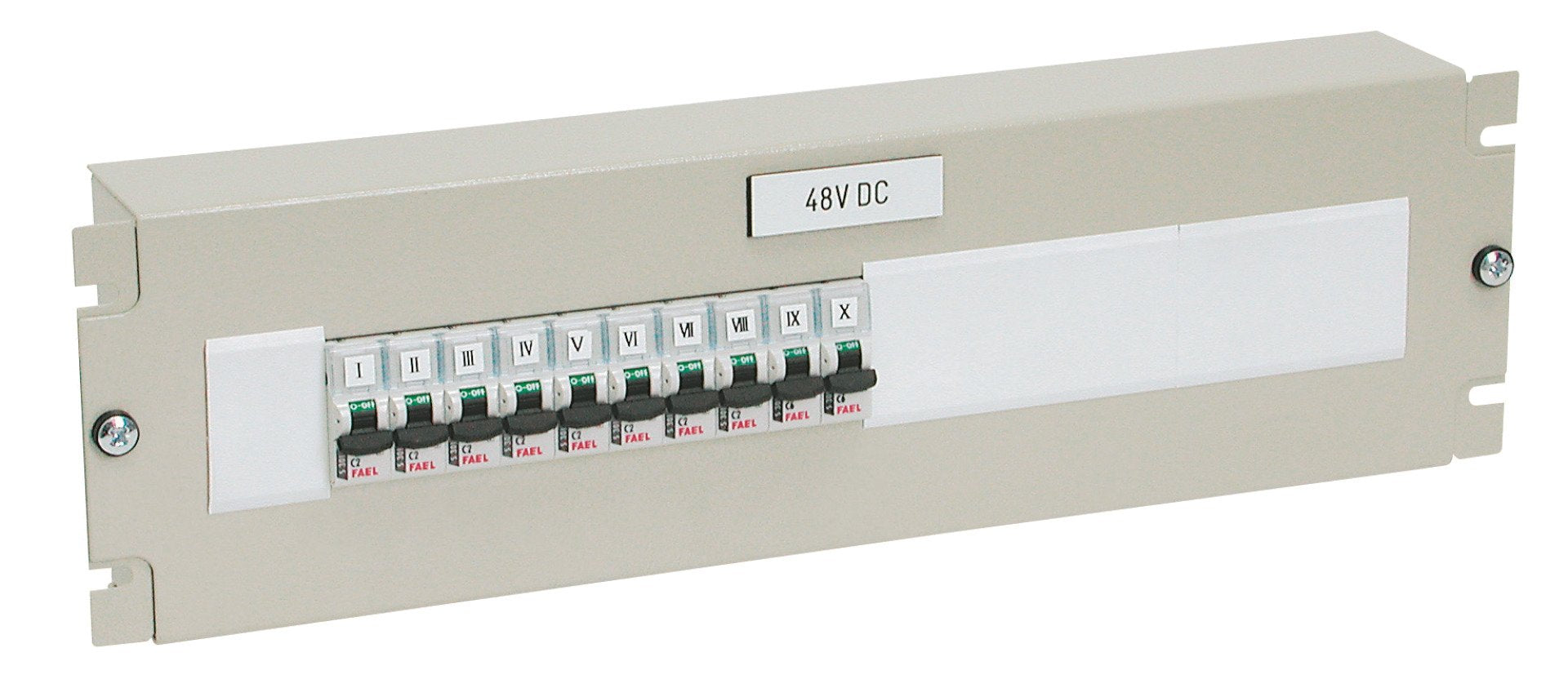 Efb 19" 3he Energieverteilungs-  Schutzschaltergehuse Ral7035