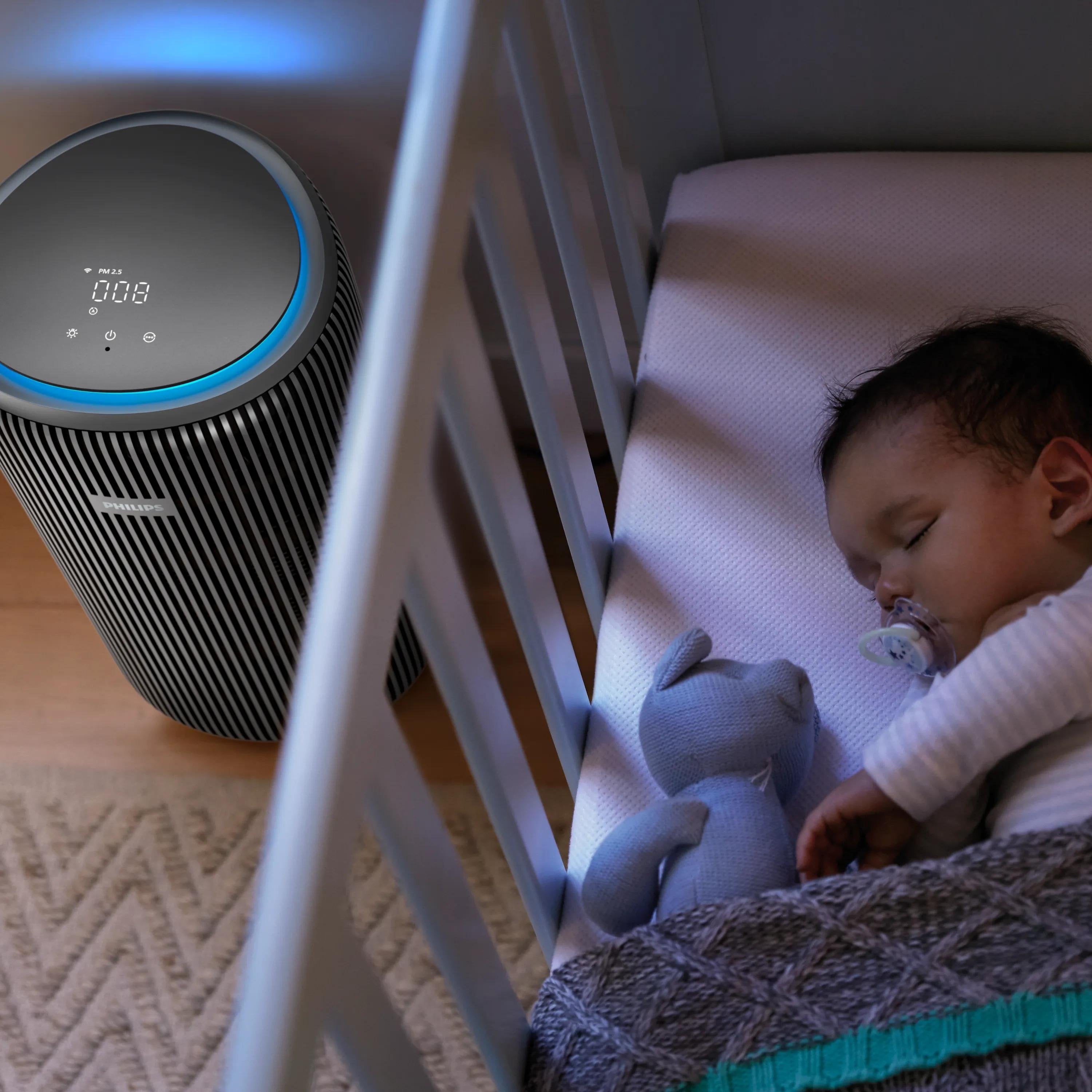 Purificador De Aire Philips 3200 Series Ac3221/13 135 M² 47,5 Db 36 W Gris