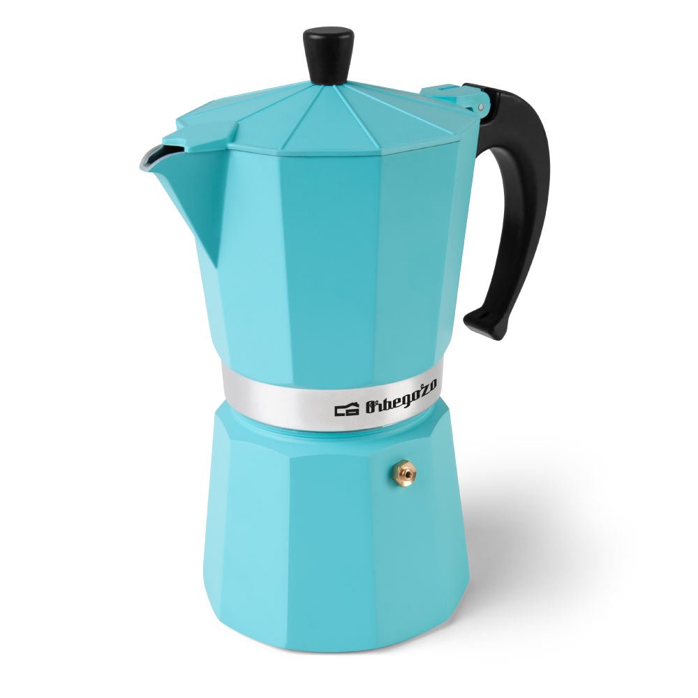 Orbegozo Kfv 1245 Cafetera De Aluminio - Prepara 12 Tazas De Cafe En Minutos - Compatible Con Diferentes Tipos De
