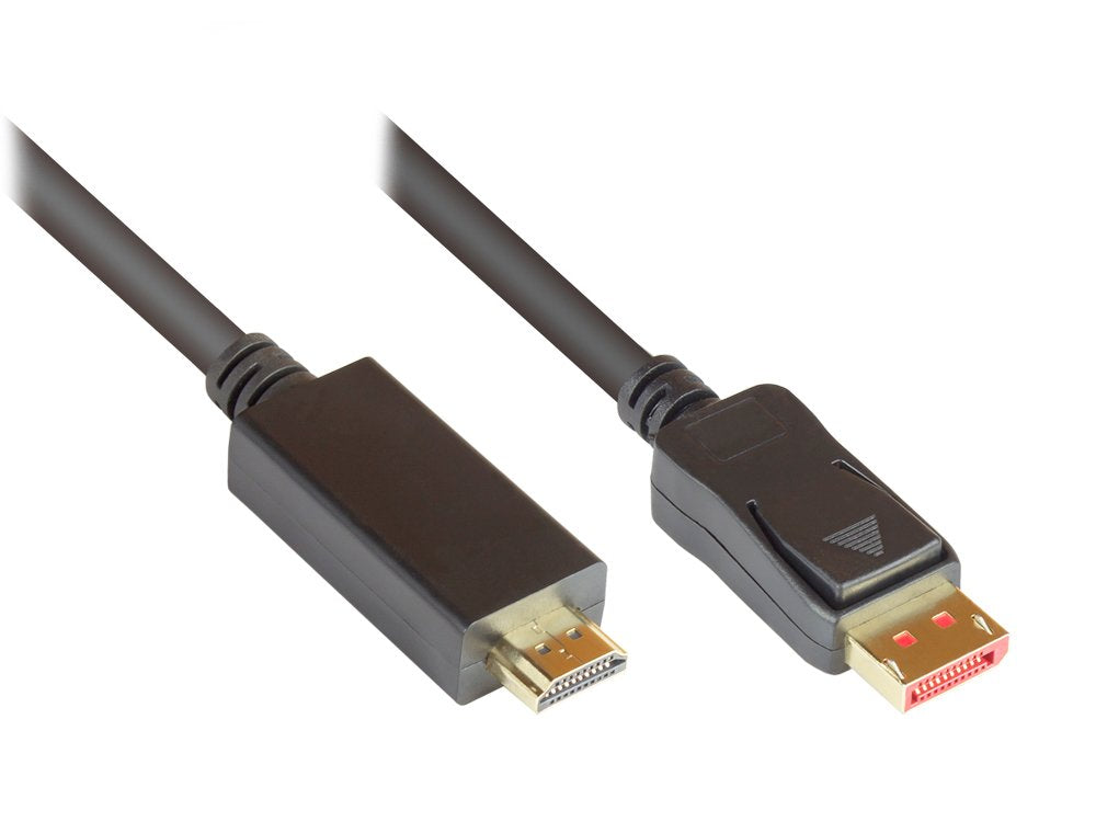 EAN 4014619737642 - Alcasa DP14-HDMI10 adaptador de cable de vídeo 10 m DisplayPort HDMI Negro imagen 1