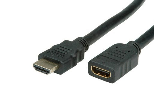 Value Hdmi High Speed Verlngerungscable Mit Ethernet St-Bu 1m