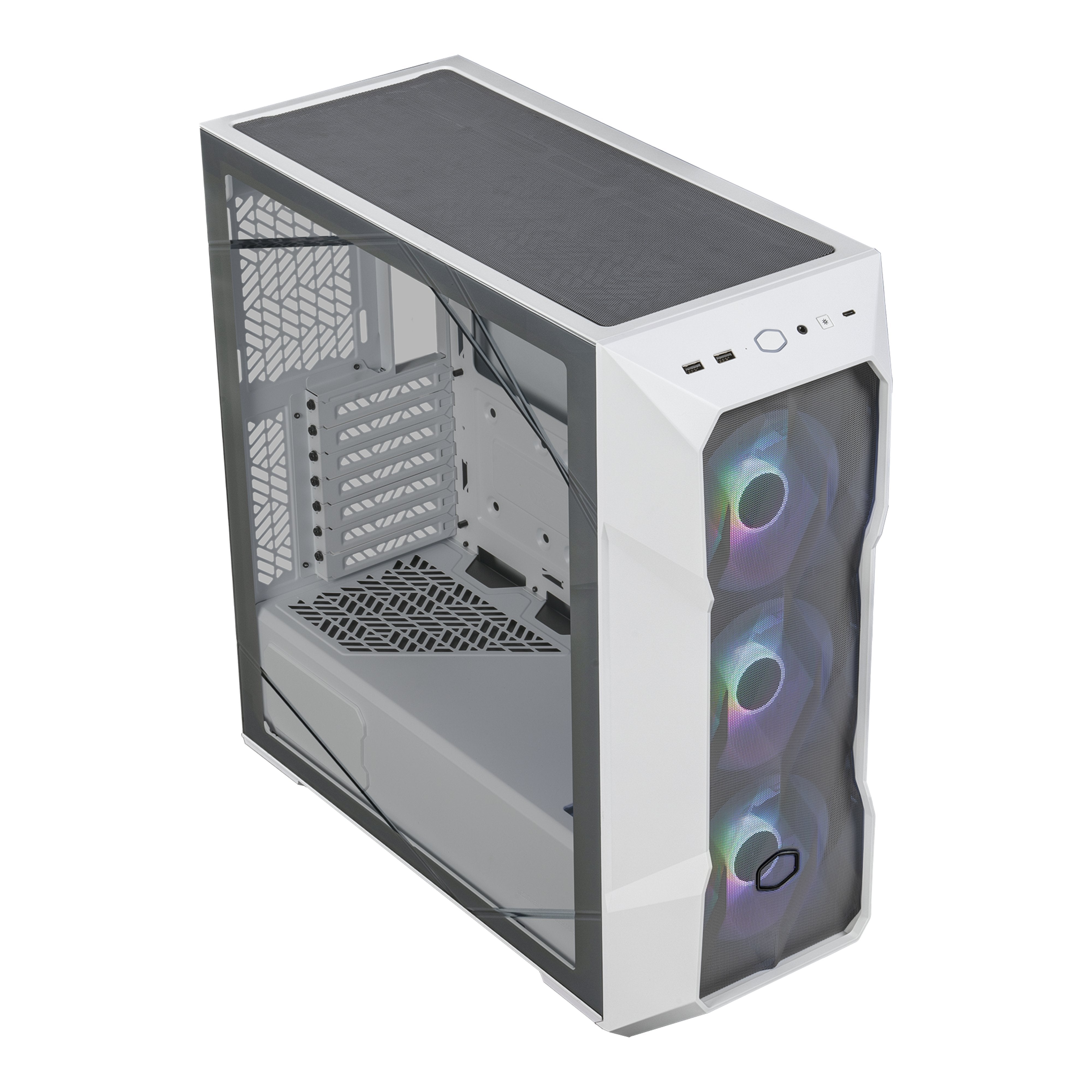 Caja Cooler Master Masterbox Td500 Mesh V2 Blanca (Td500v2-Wgnn-S00)