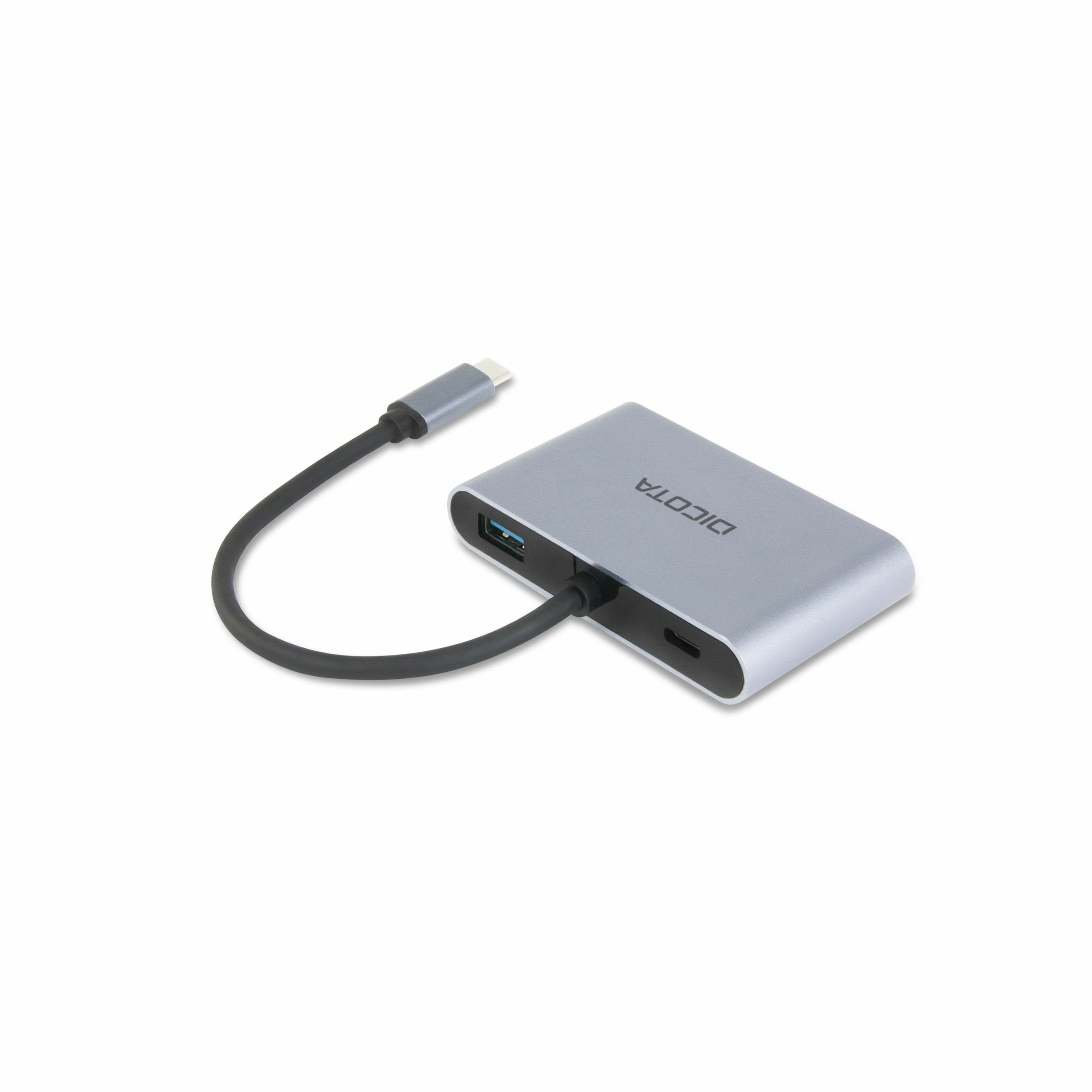 Dicota Usb-C Portable 5-In1 Docking Mation 4k Hdmi Dp Pd
