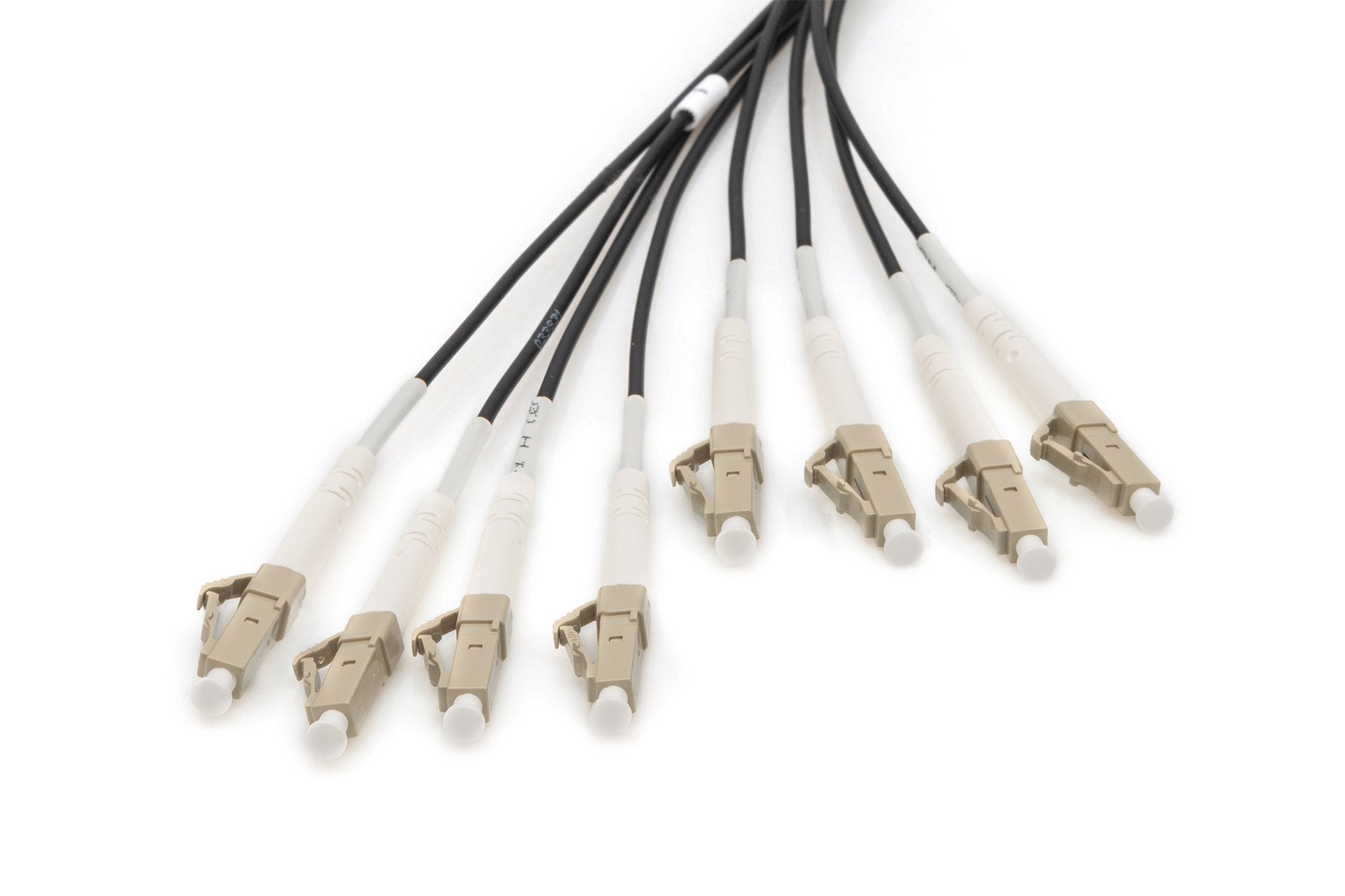 Cable Breakout 8 Fibras, Om4, Lc/Upc-Lc/Upc Universal, Color: Negro, 150 M