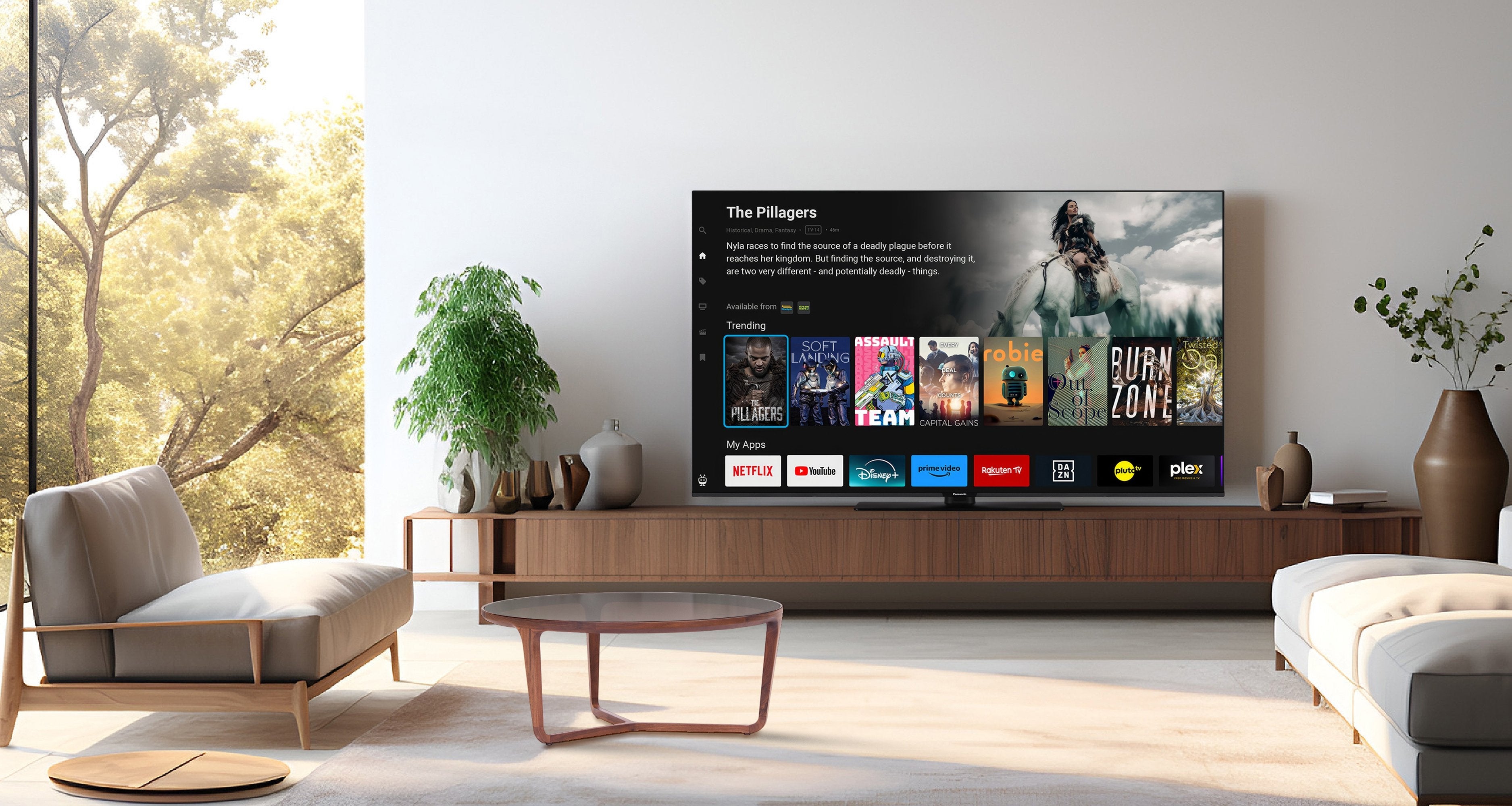 Televisor Panasonic Tb-65w60aez 65" 4k Ultra Hd Smart Tv Wifi Negro