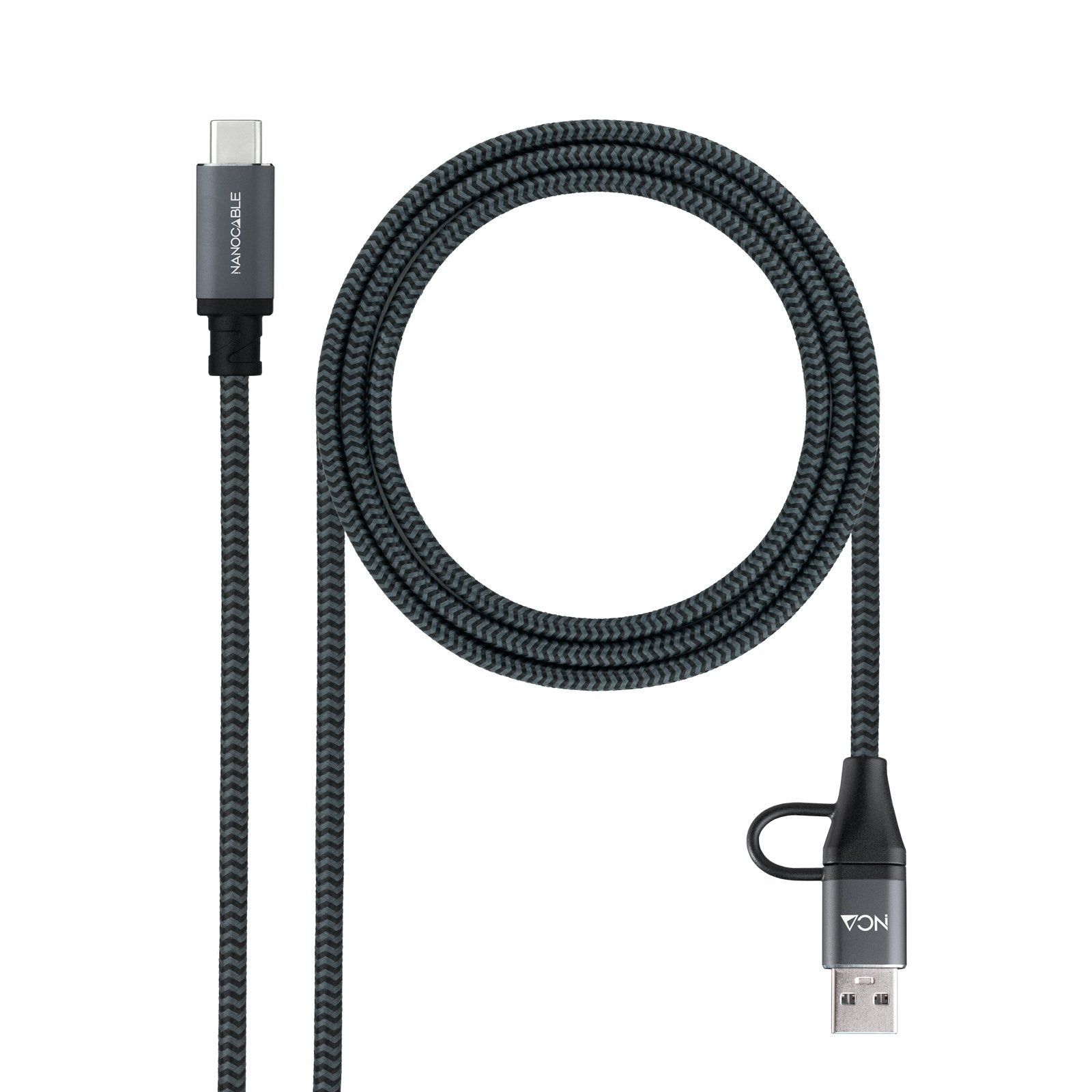 Cable Usb3.2 Gen2x2 100w,Usb-C+A/M-Usb-C/M,2m