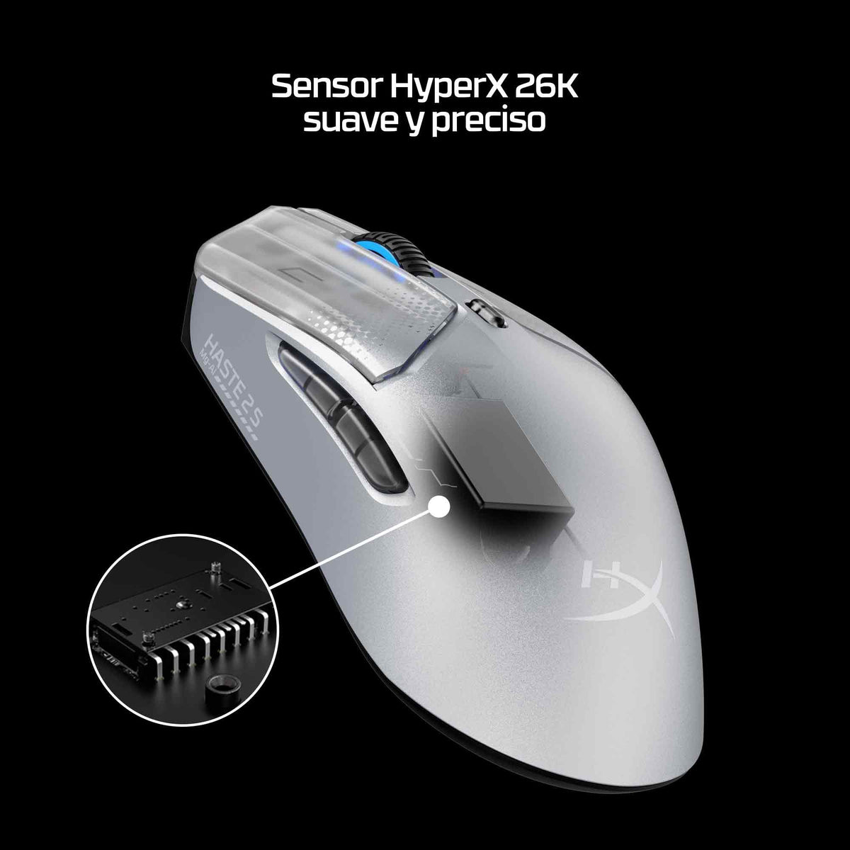 EAN 197961217414 - HyperX Pulsefire Haste 2 S Wireless Navy Gaming Mouse ratón Juego Ambidextro RF Wireless + Bluetooth + USB imagen 3
