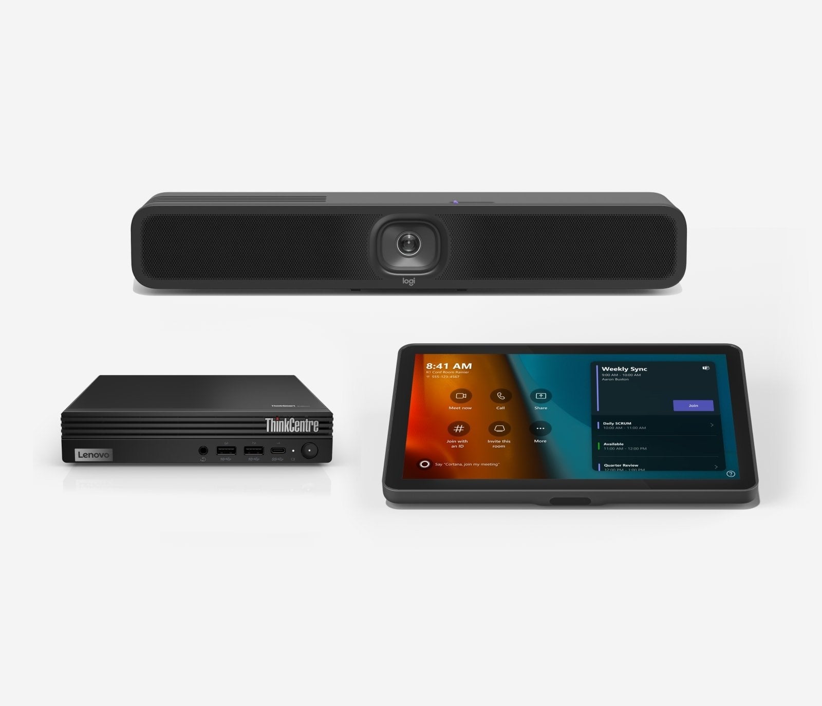 Logitech Entry Level Small Room Solution Kit De Videoconferencia Certificado Para Microsoft Teams Rooms Power Adapter Included