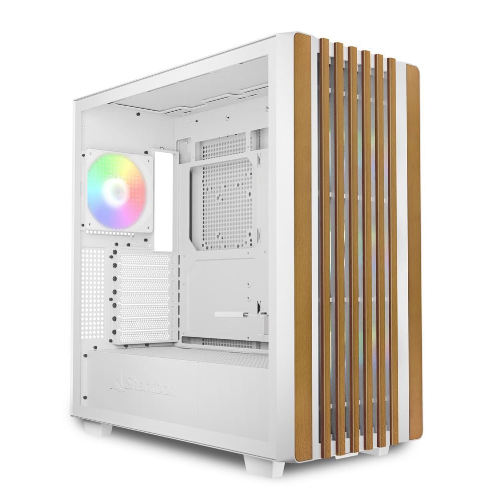 EAN 4044951040209 - Sharkoon REBEL C70G RGB Full Tower Blanco, Madera imagen 9