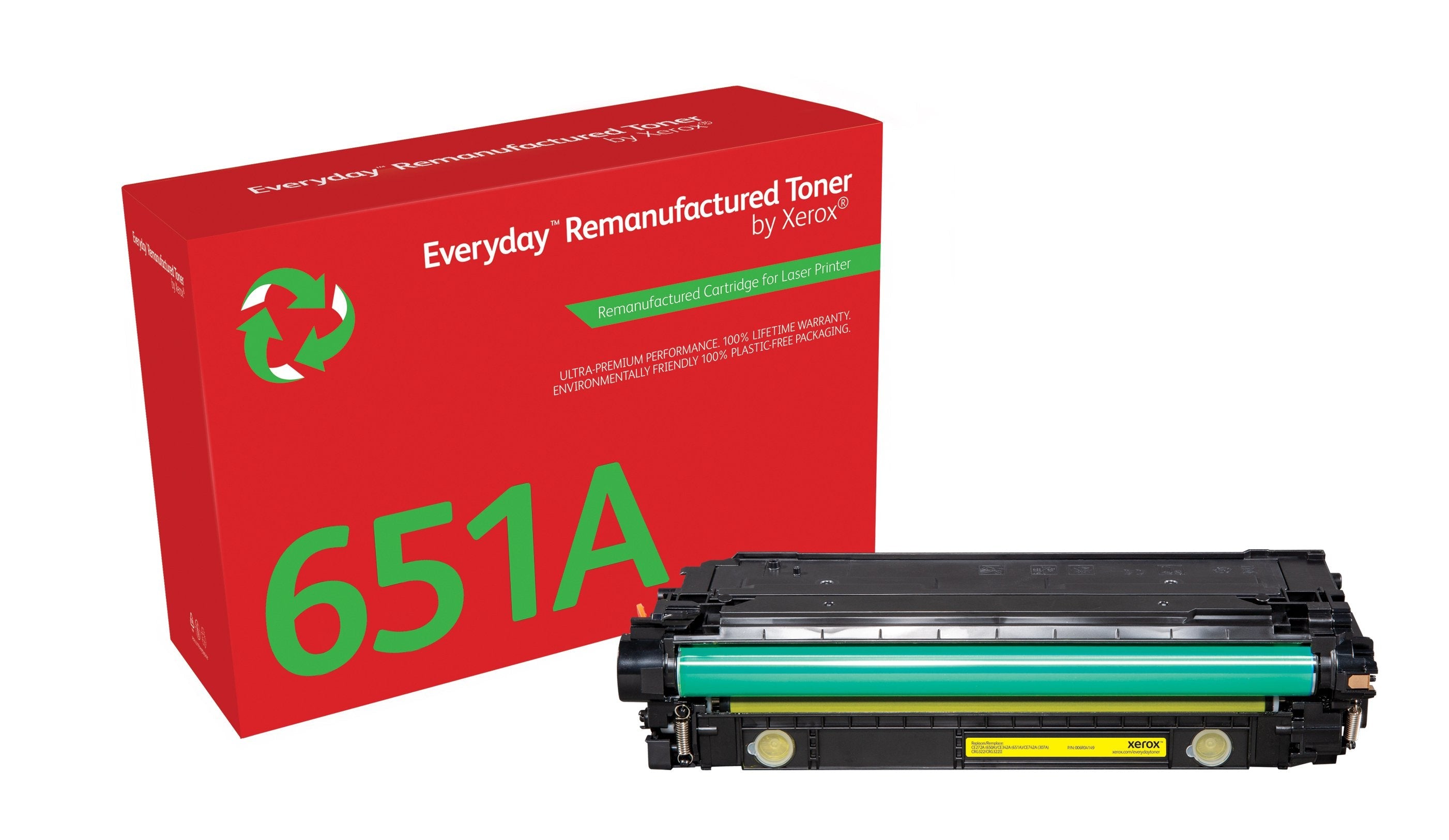 Xerox Toner Para Hp Lj M750 (Ce342a/Ce272a/Ce742a) Nº 651a / 650a / 307a. Amarillo