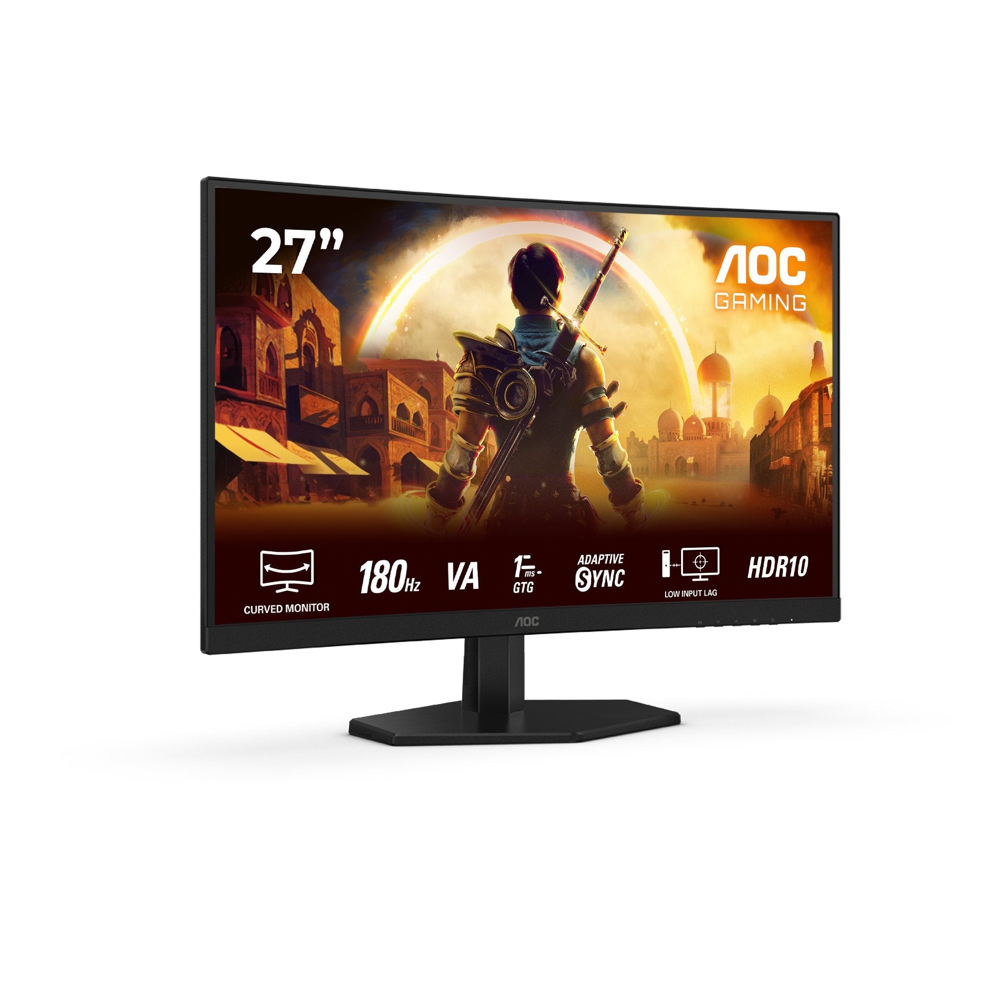 Monitor Aoc Gaming C27g42e 27", 1920x1080 1ms 300cd M², Hdmi, Displayport, Headphone Out