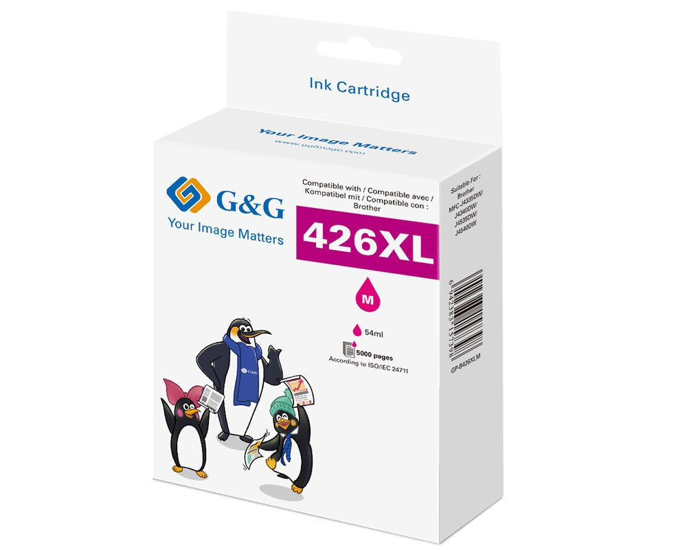 Tinta G&G Komp. M. Brother 426xl Lc-426xlm M (5000 Páginas)