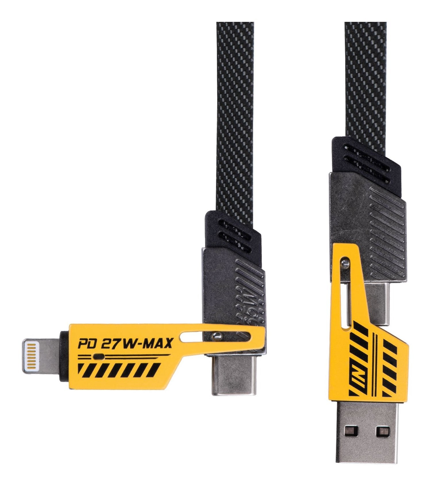Cable Akyga Ak-Usb-57 Usb Usb 2.0 1 M Usb C Usb C/Lightning Multicolor
