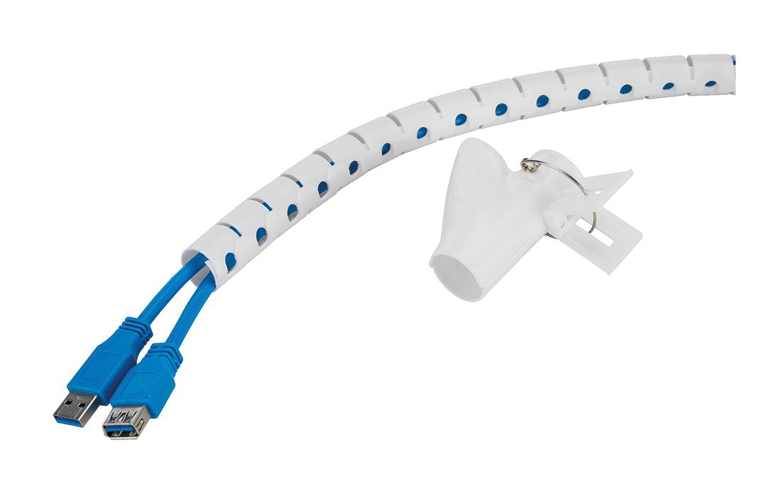EAN 8721246340195 - Neomounts ADS06-141WH organizador de cables Escritorio Pasacables Blanco 1 pieza(s) imagen 1