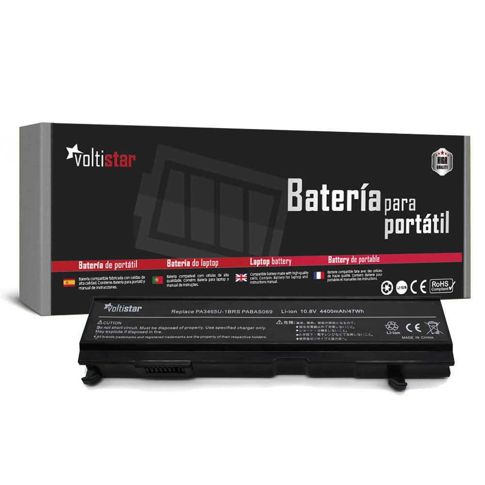 Batería Para Portátil Toshiba Satellite A100 Pa3451u 1brs Pa3457u 1brs Pa3465u 1brs Pabas067 Pabas069