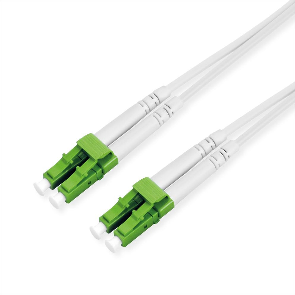 Roline Lwl-Cable Duplex, 9 125m Os2, Lc-Apc Lc-Apc, Stahlarmiert, Lsoh, Wei, 10 M