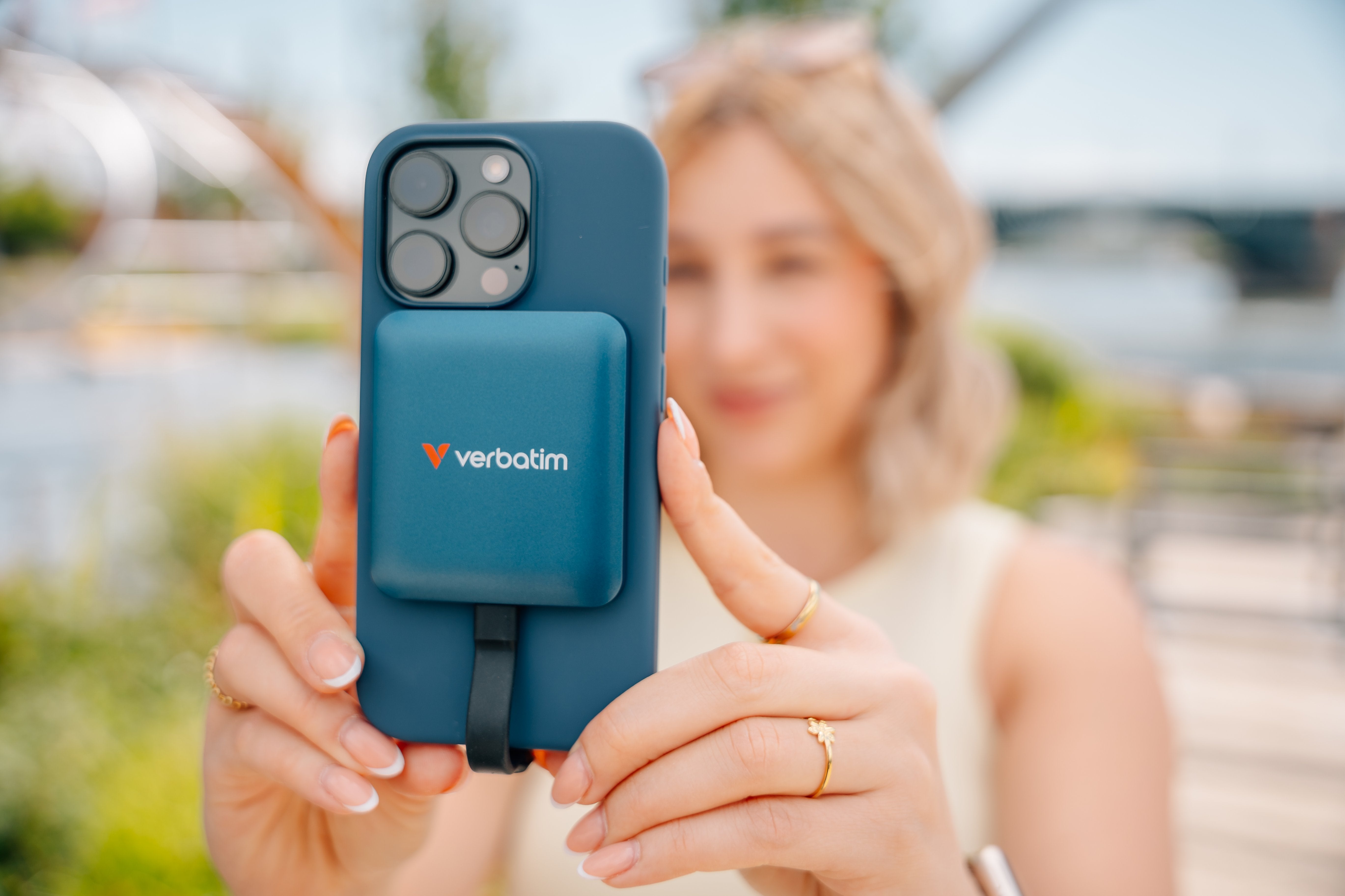 Ssd 1tb Verbatim Snapback Ssd 1tb Blue Metallic