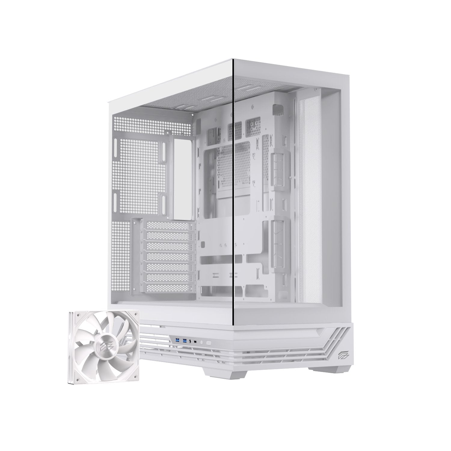 EAN 6977277362213 - Einarex EXCS-PR-800C-W carcasa de ordenador Midi Tower Blanco imagen 3