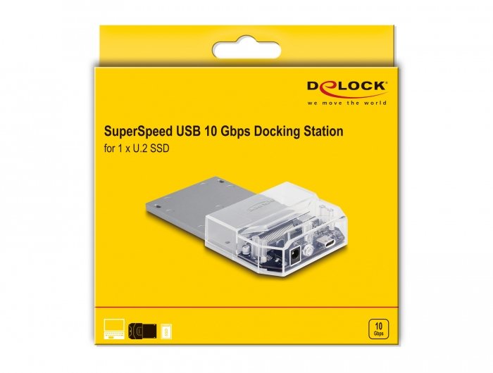 Usb Type-C Dockingstation Für 1 X U.2 Ssd