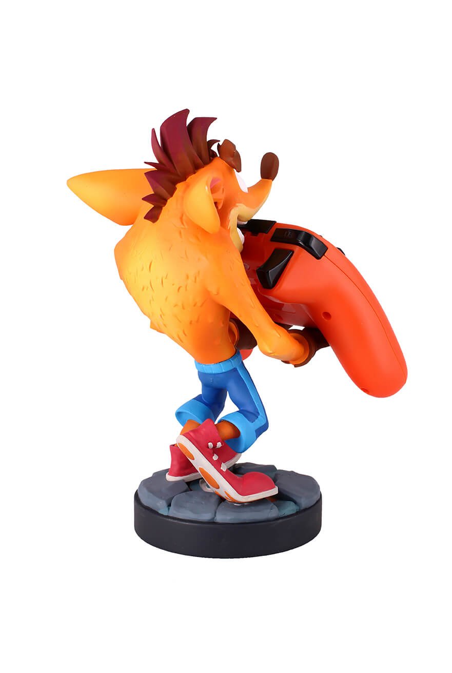 Figura Cuántica De Crash Bandicoot - Soporte Y Cargador Para Controlador Y Teléfono Inteligente - Juego Exquisito