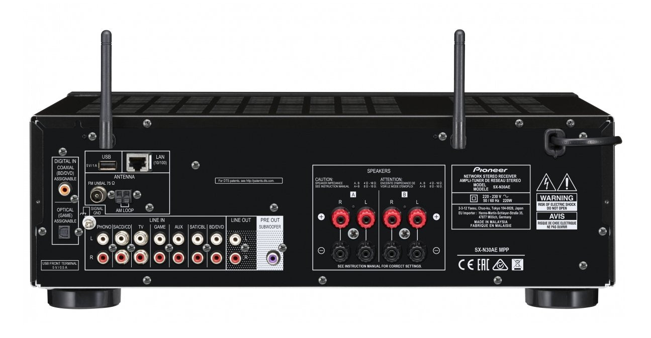 Pioneer Sx-N30ae 2.0 Canales Estéreo Plata