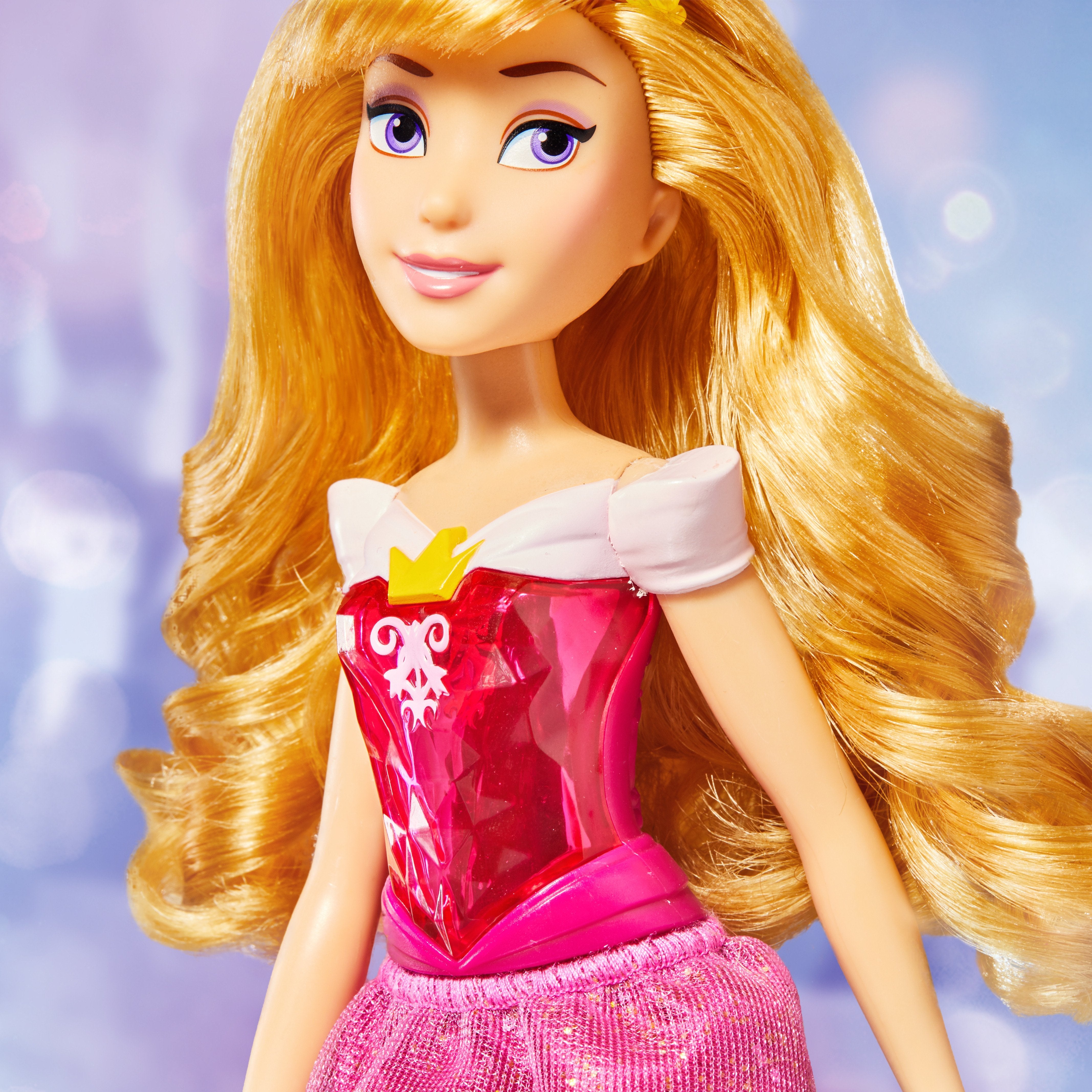 Muñeca Brillo Real Aurora La Bella Durmiente Disney