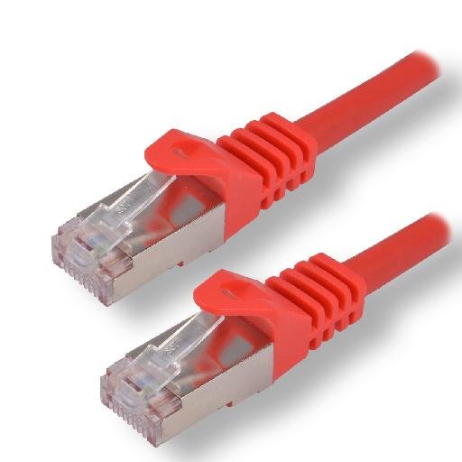 Cat 7 S/Ftp Lszh Patch Cable - 1m Red