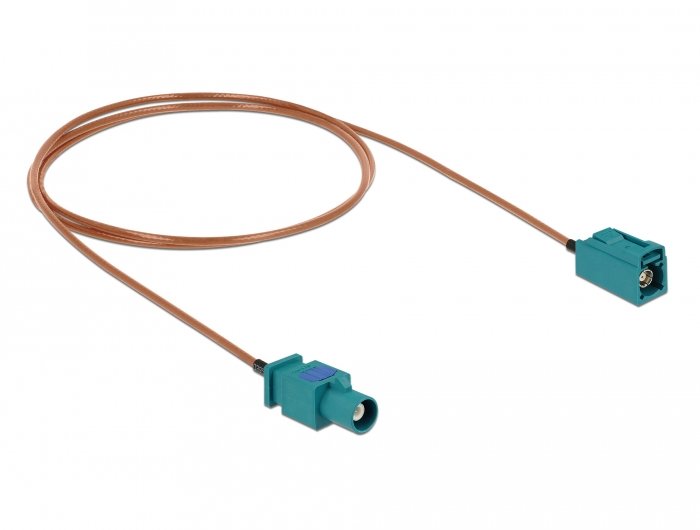 Delock Cable De Antena Fakra Z Macho > Fakra Z Hembra Rg-316 0,5 M