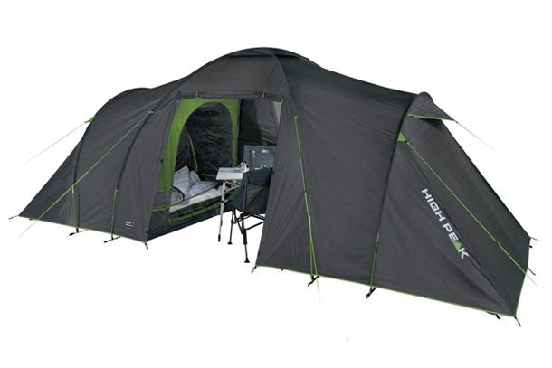 High Peak Como 6.0 Verde, Gris Tienda Tipo Túnel