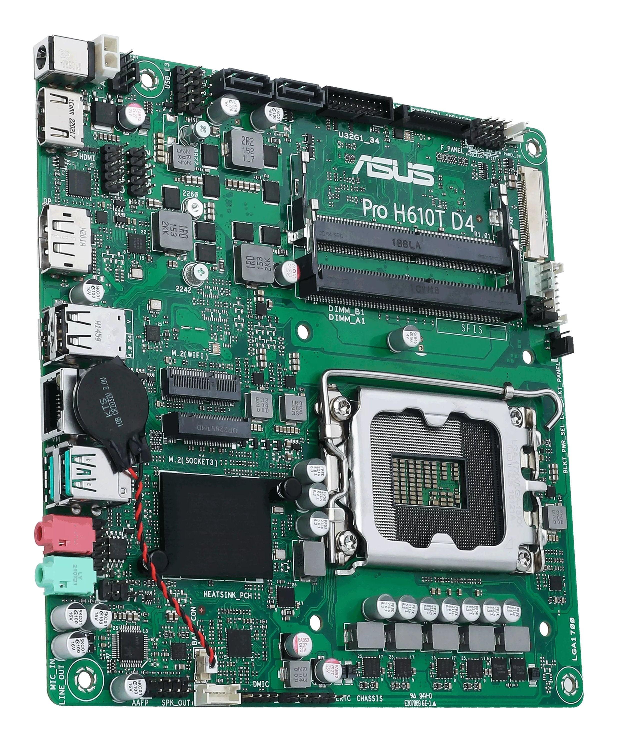 EAN 4711081679851 - ASUS Pro H610T D4-CSM Intel H610 LGA 1700 mini ITX imagen 4