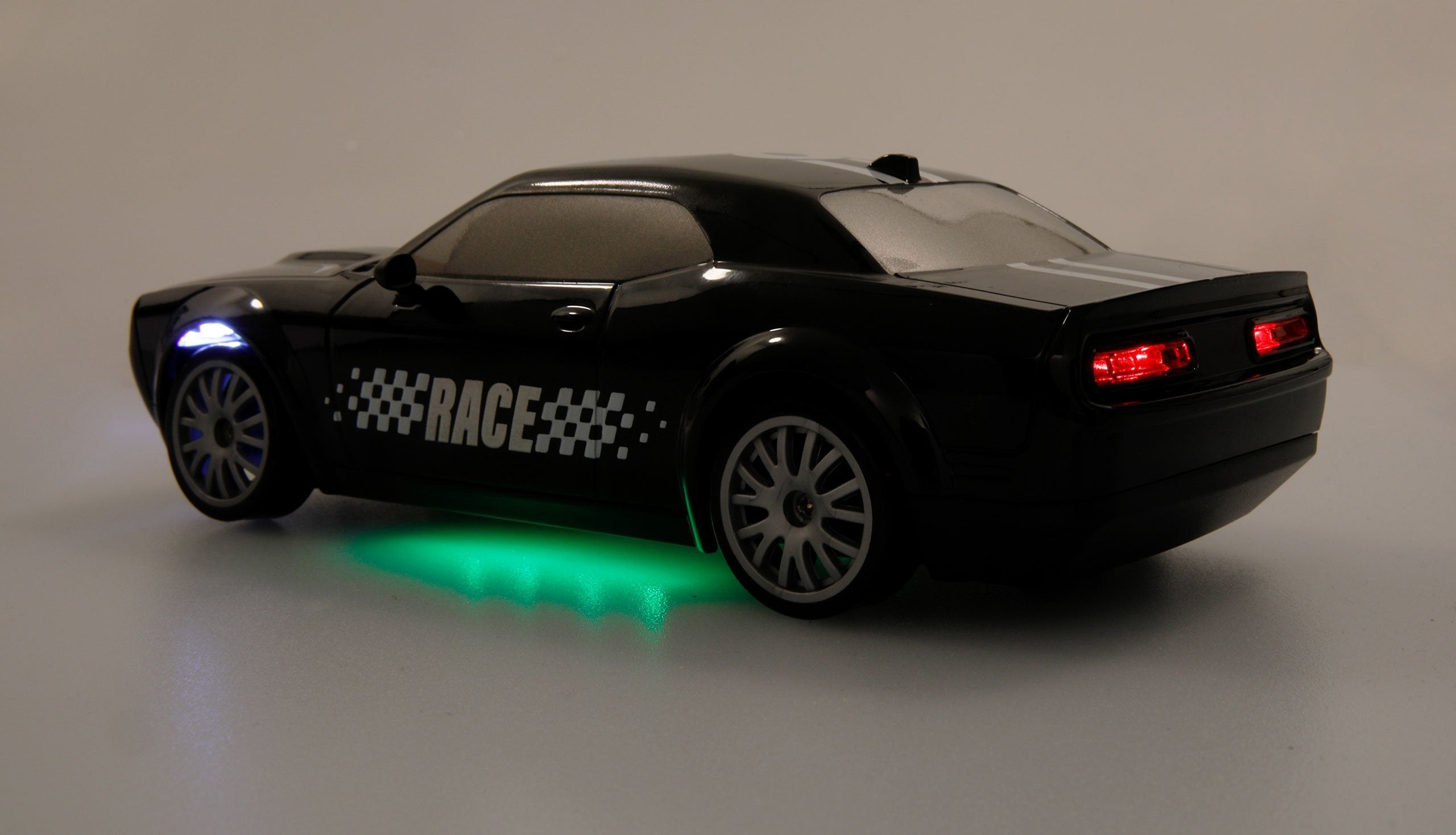 Amewi Drift Muscle Car 4wd 1:20 Rtr Negro Con Unterbodenbe