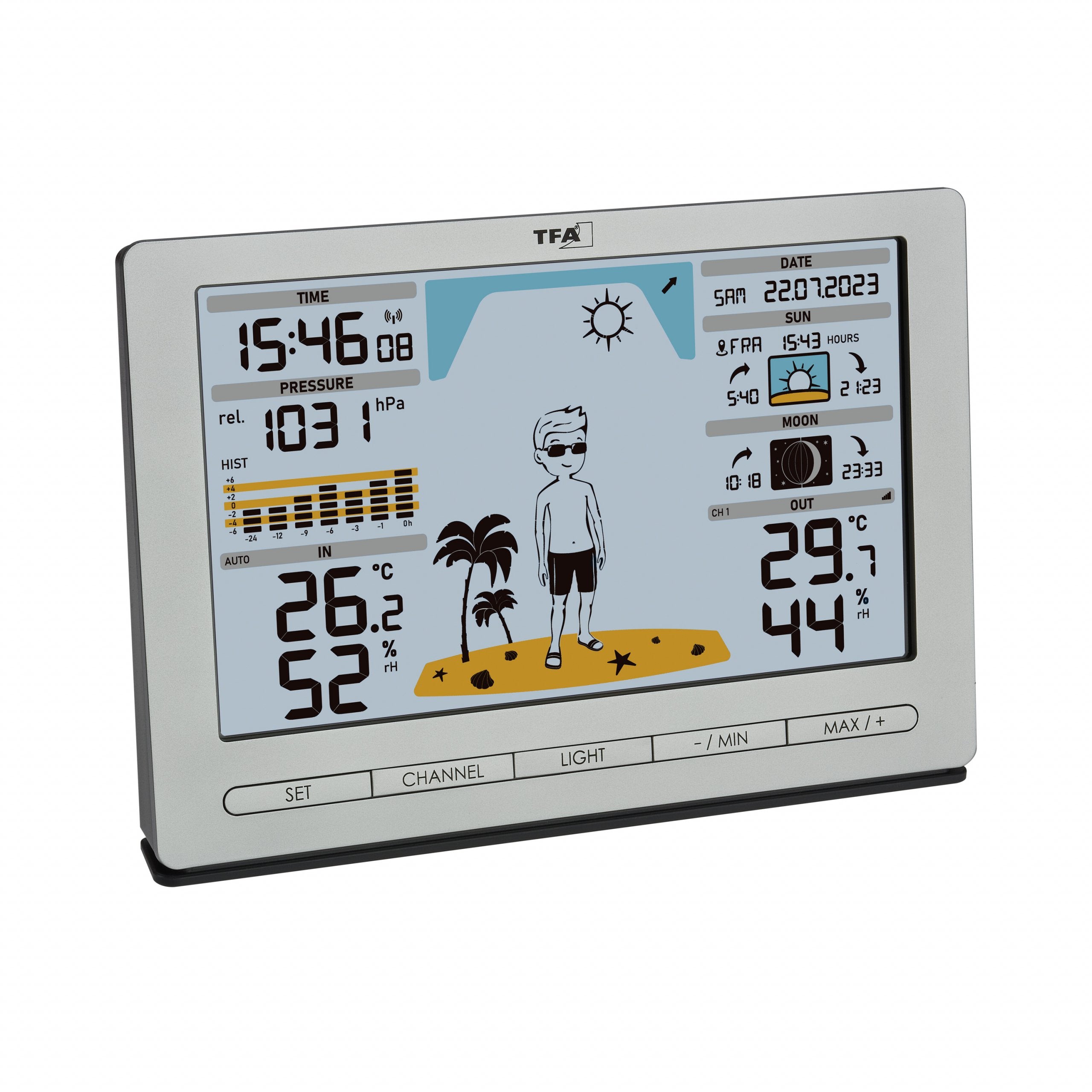 Tfa 35.1097.54 Estación Meteorológica Silver Meteo Jack